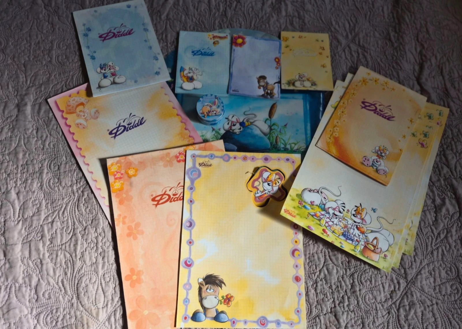 Lote Diddl vintage – Blocs, pochette e pequena caixa 🌟 – photo 15
